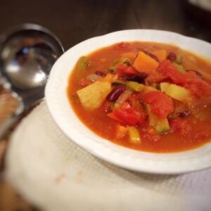Cajun bean vegetable soup