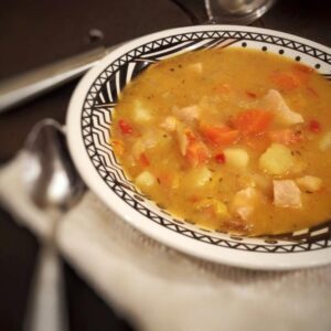 Caribbean chicken soup