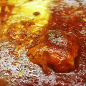 Parmesan and mozzarella chicken