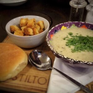 Cumin and cauliflower soup