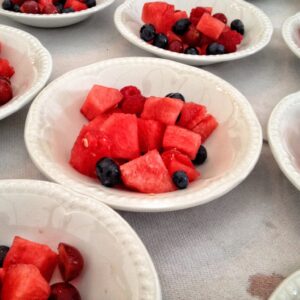 Red fruit salad